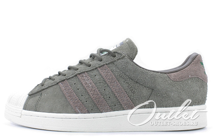 Кроссовки Adidas SuperStar Olive Strata Earth Green GW2174 зеленые