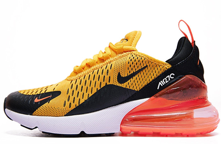 Кроссовки Nike Air Max 270 Tiger Orange University Gold AH8050-004 желтые