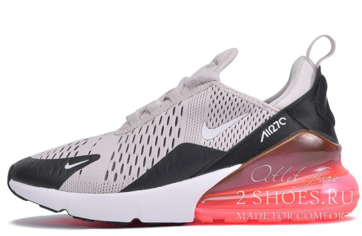 Кроссовки Nike Air Max 270 Light Bone Black AH6789-014 бежевые