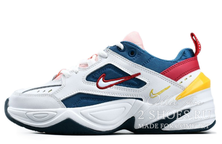Кроссовки Nike M2K Tekno Blue Force Summit White  белые