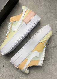 Кроссовки Nike Air Force 1 Low Shadow White Spruce Aura живое фото 1