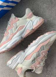 Кроссовки Adidas Ozweego White Pink живое фото 1