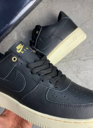 Кроссовки Nike Air Force 1 Low Black Pack White живое фото 3