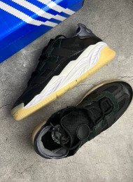 Кроссовки Adidas Niteball Black Cloud White живое фото 2