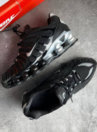Кроссовки Nike Shox TL Black Grey живое фото 2