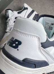 Кроссовки New Balance 550 White Navy Blue живое фото 4