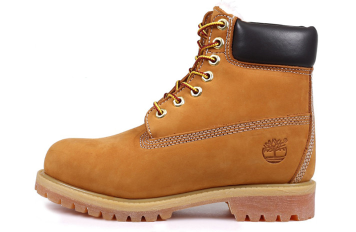 Ботинки Timberland 6-inch winter premium camel classic  желтые